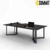 SP-2 2200х1200 Нежный чёрный/Графит муар/Без розеток