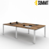 SP-1 2200х1600 Дуб Галифакс олово/Белый муар/С розетками