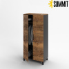 G-1 900х550х1930 Дуб Галифакс олово/Черный муар/Матовый черный/без замка